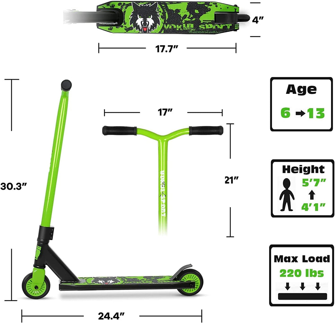 Stunt Scooter Joycruise Profi Scooters, Trick Stunt Roller für Jugendliche Kinder ab 6 Jahre Jungen