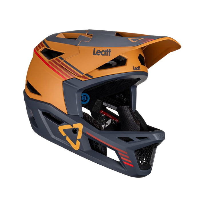 Leatt MTB Gravity 4.0 Helm orange/grau, L