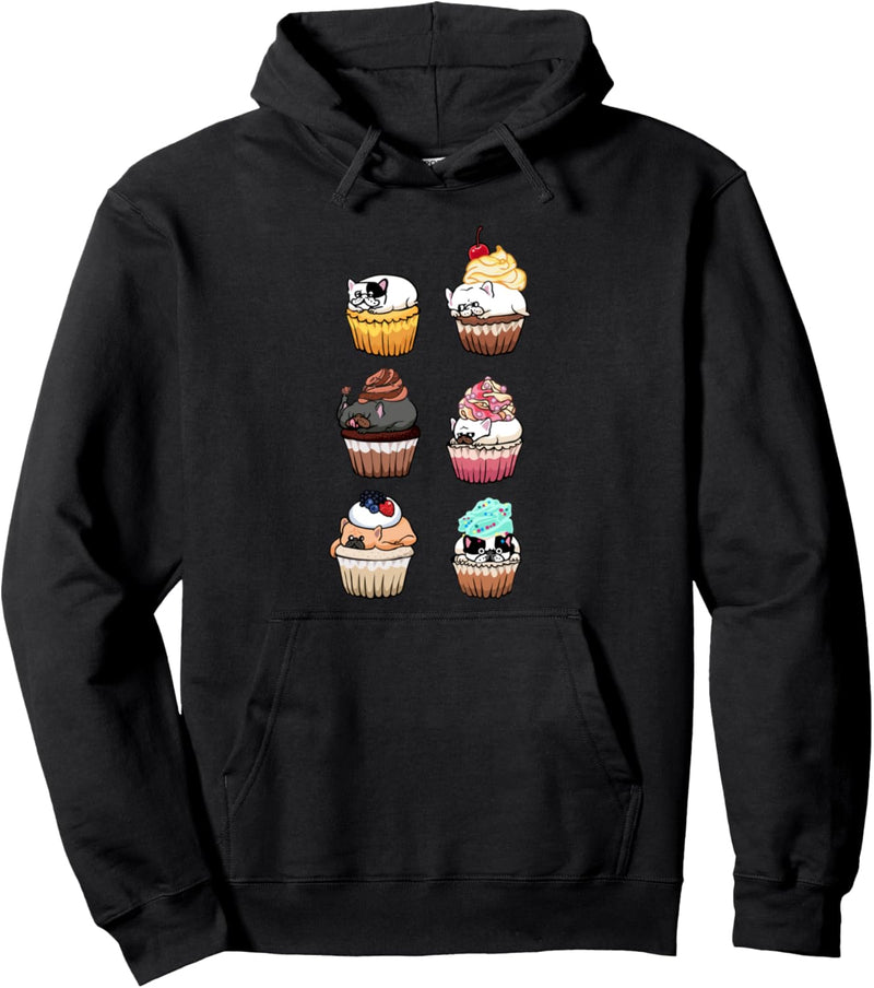 Cupcake Frenchie Pullover Hoodie