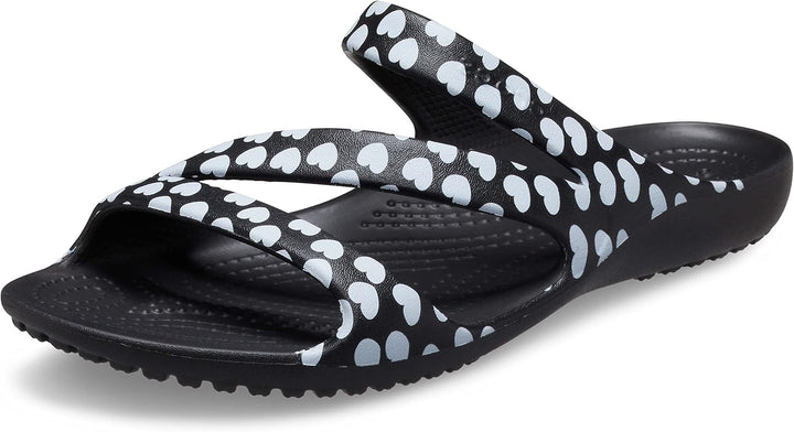 Crocs Damen Kadee Ii W Sandalen 36/37 EU Black White, 36/37 EU Black White