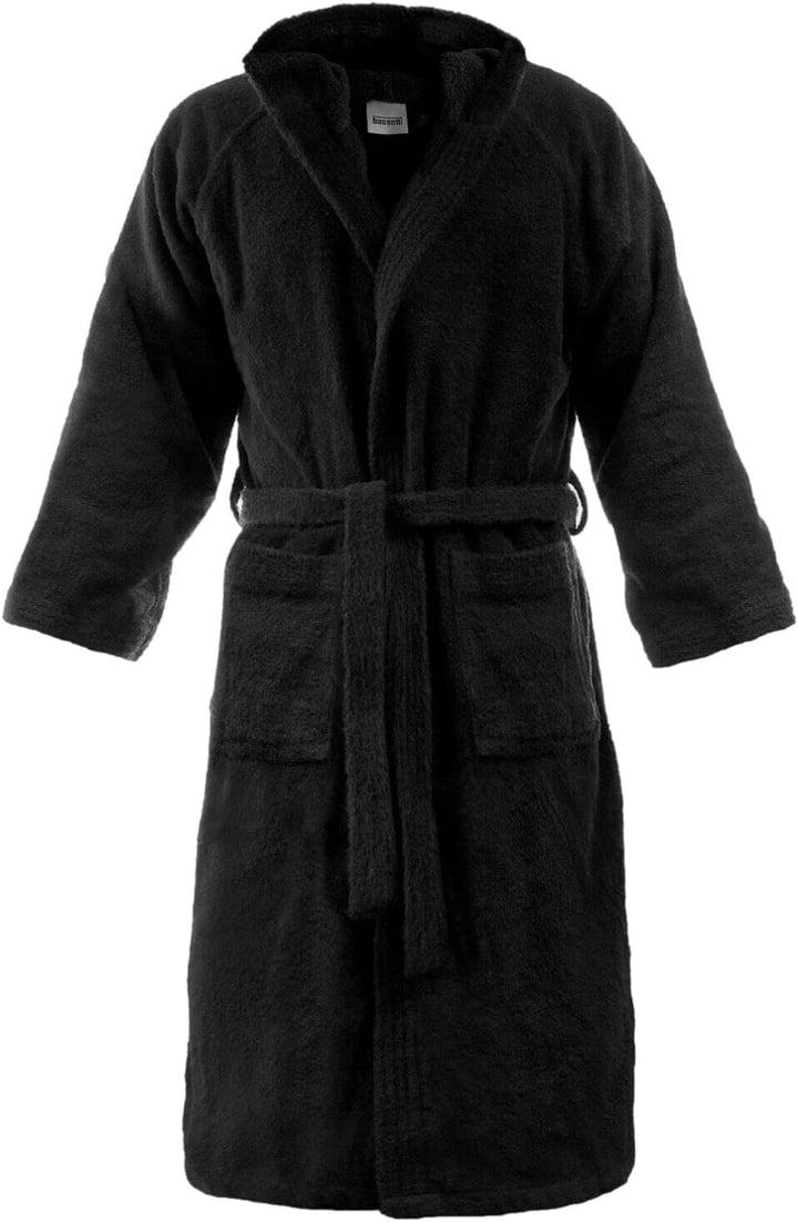 Bassetti Bademantel mit Kapuze aus Baumwolle, für Herren und Damen, erhältlich in verschiedenen Grös