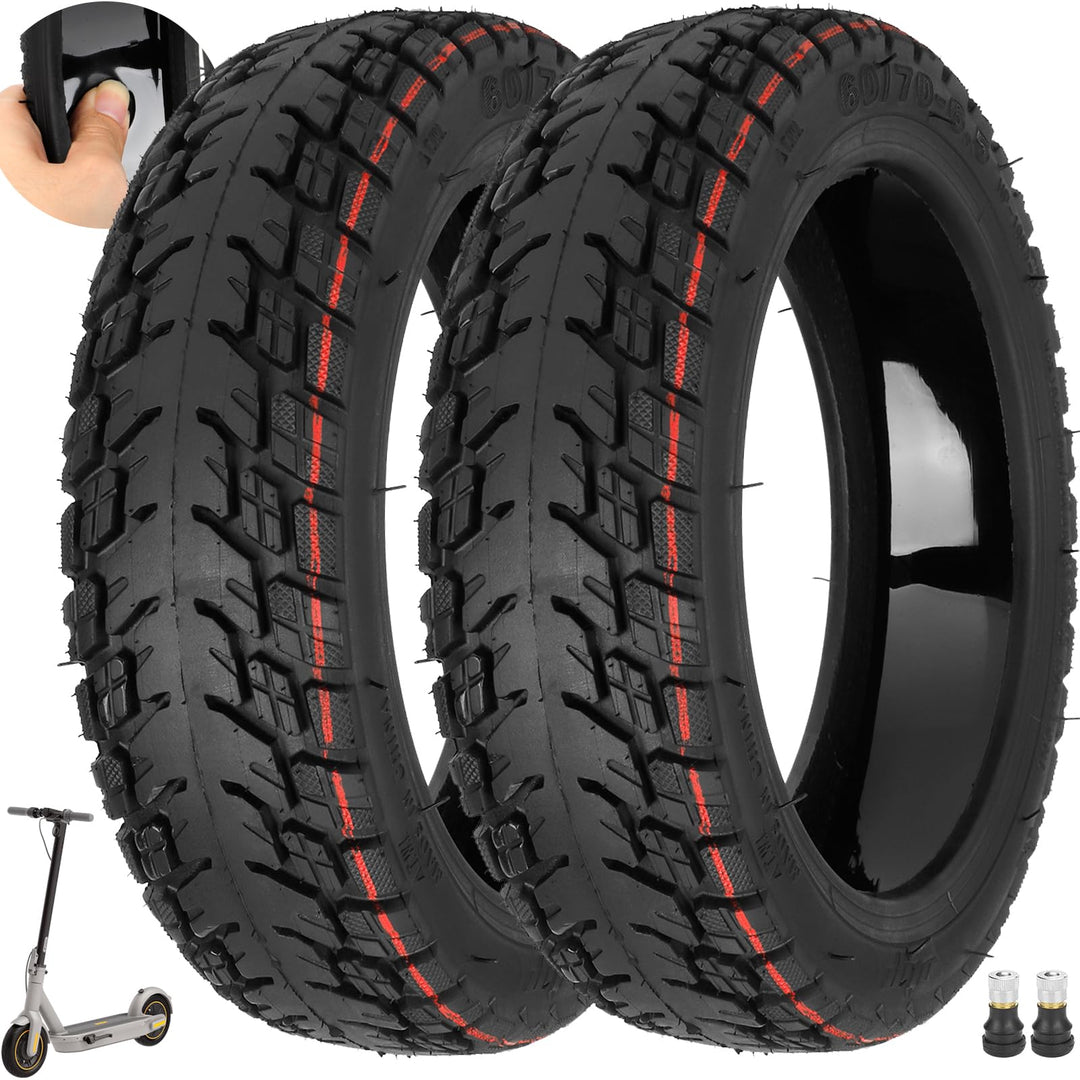 VOLOHAS 10 Zoll Offroad Reifen 60/70-6,5 Tubeless Reifen für Ninebot MAX G30/G30D/G30D 2 Elektroroll