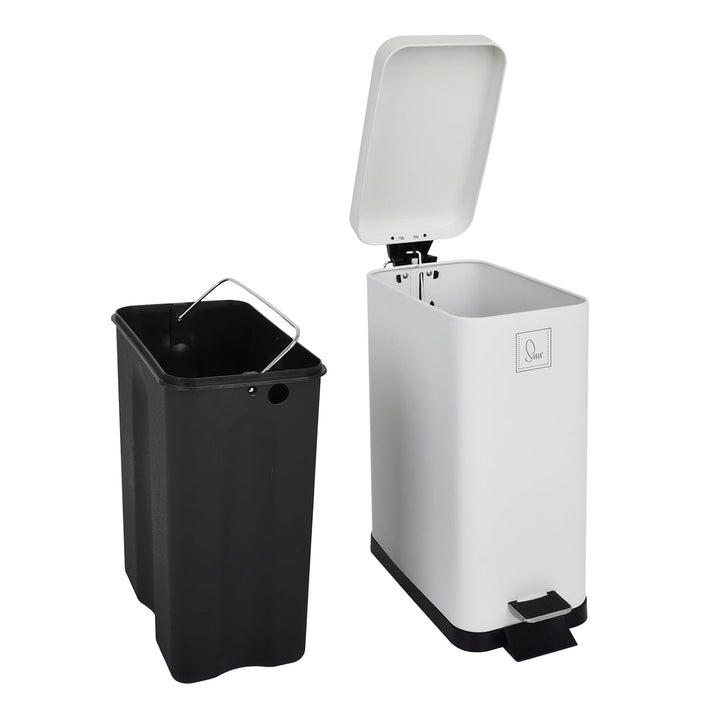SVITA STM10 Mülleimer Treteimer Tretmülleimer Abfalleimer 10l inkl. Inneneimer Softclose-Deckel Fuss