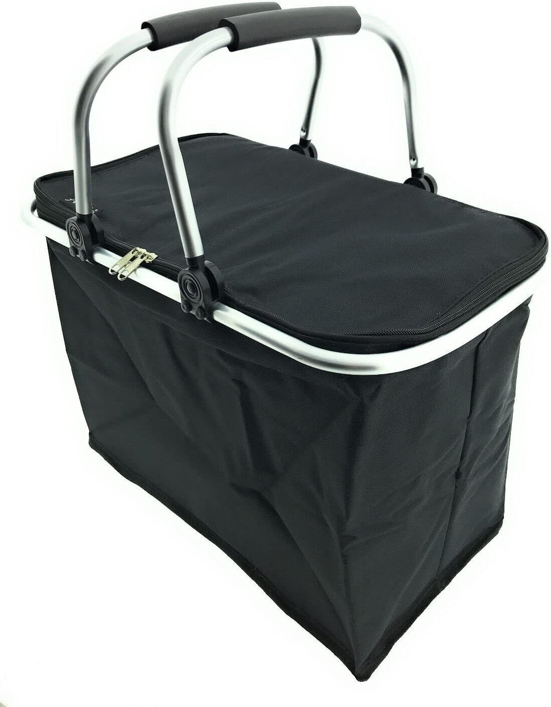 XXL Kühltasche Thermo Einkaufskorb Picknick Kühlbox Campingtasche faltbar stabil Rot Schwarz Grün, S