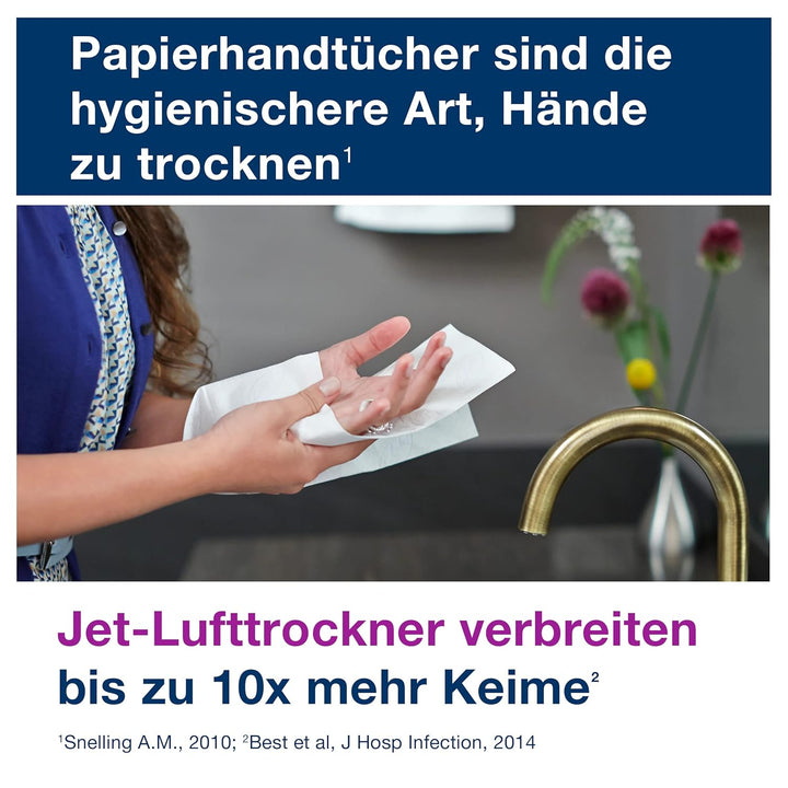 Tork Xpress weiche Multifold Papierhandtücher 100288 - H2 Premium Falthandtücher für Handtuchspender