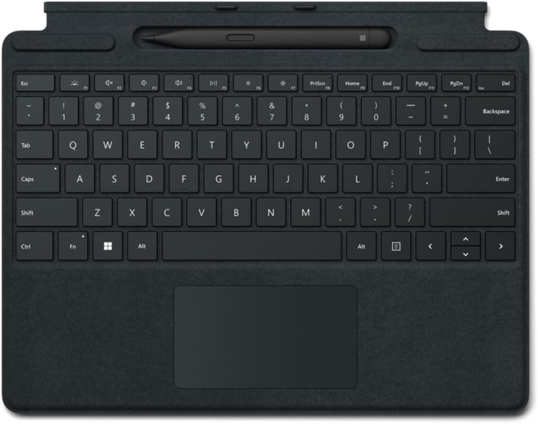 Microsoft Surface Pro Signature Keyboard (Schwarz) im Bundle mit Slim Pen 2 | kompatibel mit Surface