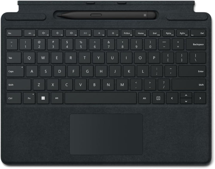Microsoft Surface Pro Signature Keyboard (Schwarz) im Bundle mit Slim Pen 2 | kompatibel mit Surface