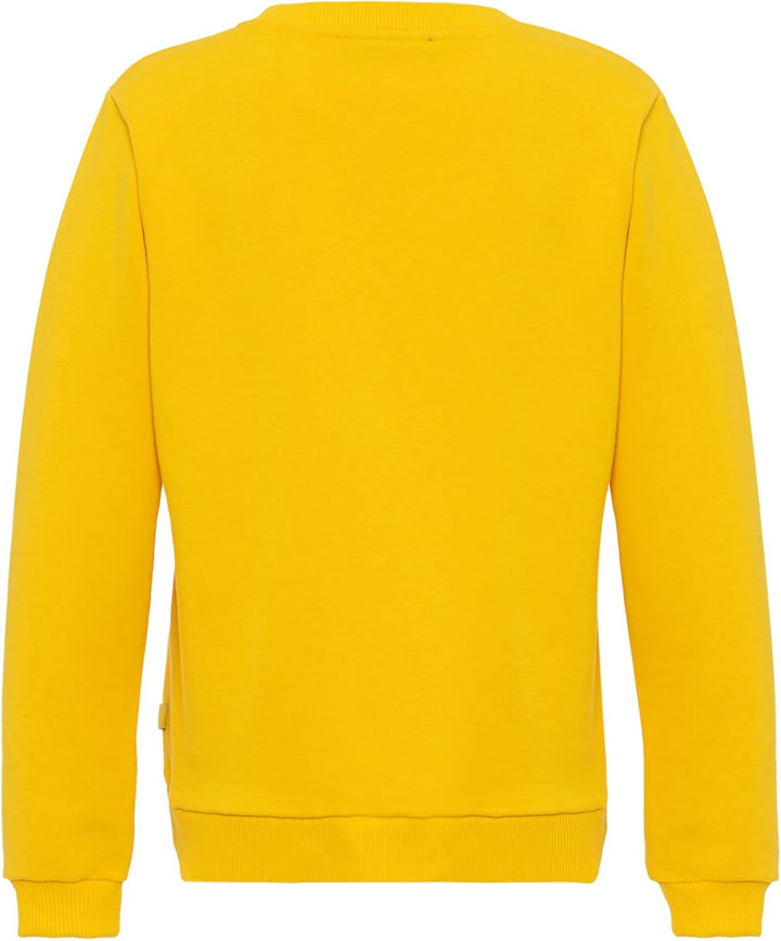 Redbridge Basic Sweatshirt Klassischer Pullover mit Rundhalsausschnitt Lässiger Stil M Gelb, M Gelb