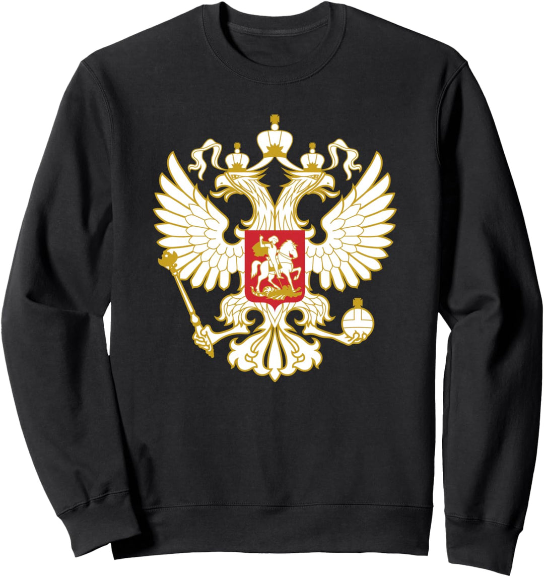 Russischer Adler Wappen Russland Russische flagge Sweatshirt