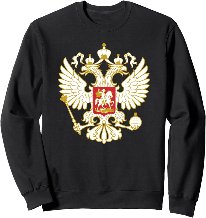 Russischer Adler Wappen Russland Russische flagge Sweatshirt
