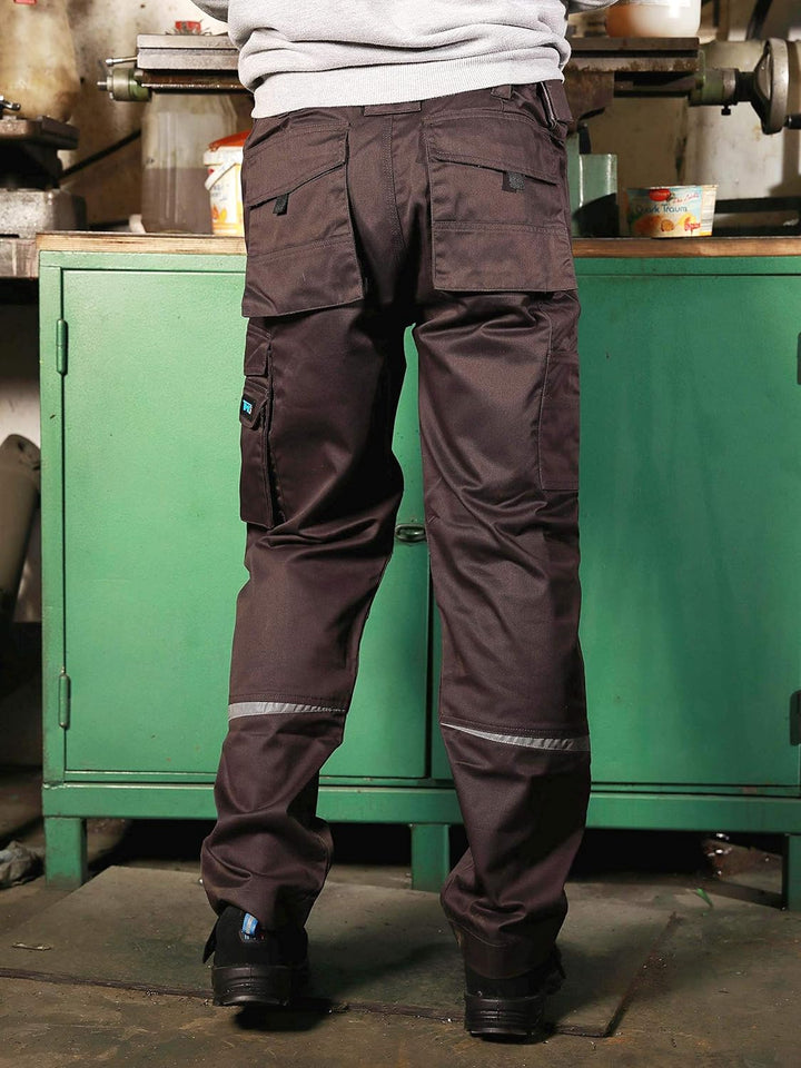 TMG | Arbeitshose Comfort für Herren, Cargohose mit Kniepolster & viel Stauraum, Robustes Material,