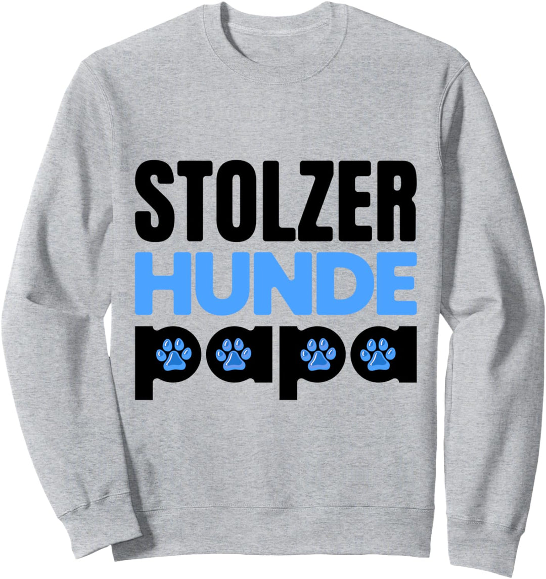 Stolzer Hunde Papa Grafik Geschenk Hundepapa Geschenkidee fü Sweatshirt