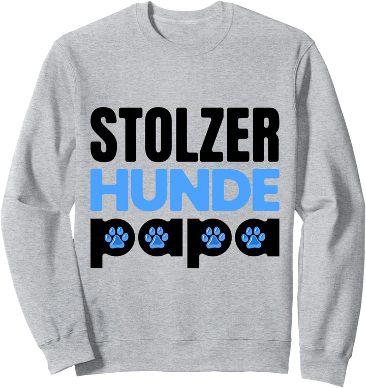 Stolzer Hunde Papa Grafik Geschenk Hundepapa Geschenkidee fü Sweatshirt