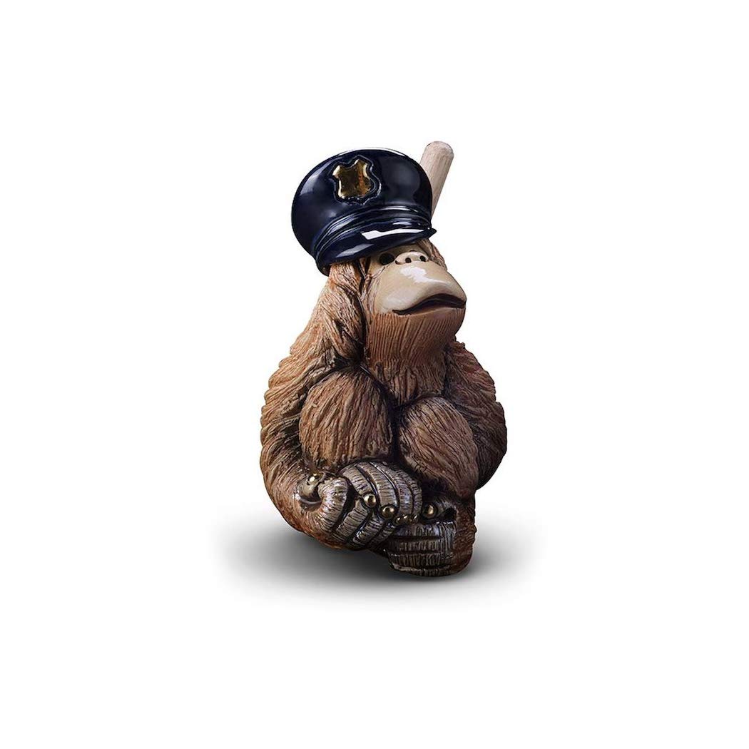 De Rosa Rinconada - Polizist - Professionelle Orang-Utans Keramikfigur