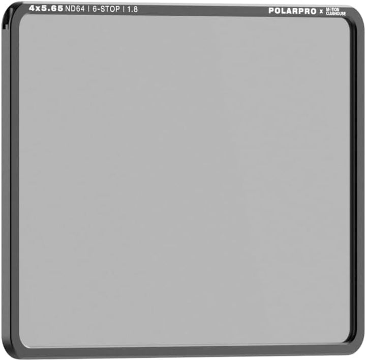 PolarPro - ND64-4x5.65 Filter - Vollständig ummantelte Filter - 6-Stop Neutraldichte - Aluminiumrahm