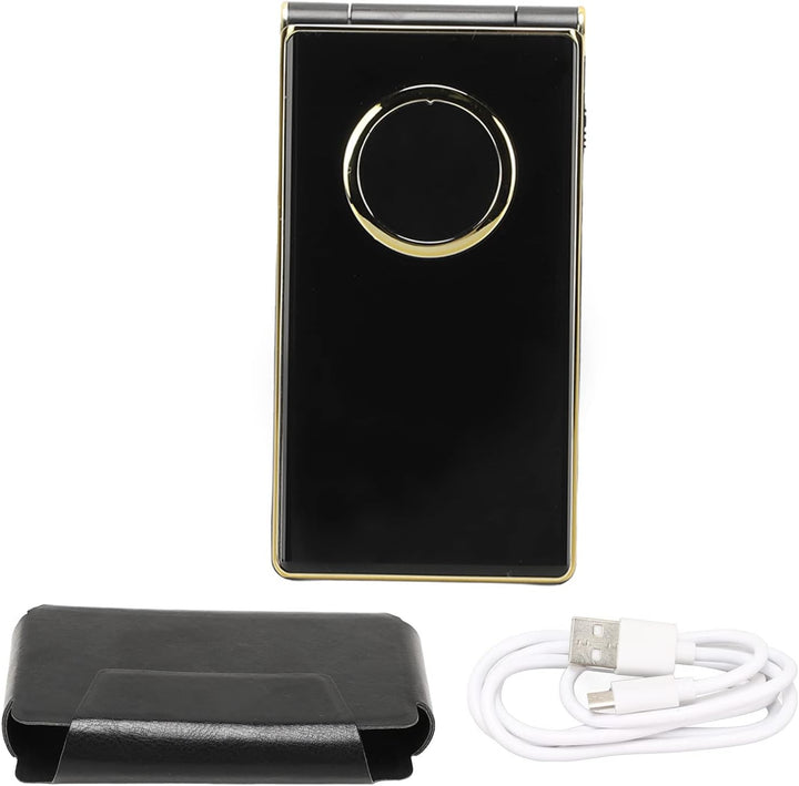 2G Entsperrtes Senioren-Flip-Handy, 2,8-Zoll-Grossbild-Flip-Handy mit SOS-Taste, 5900-mAh-Akku, Dual