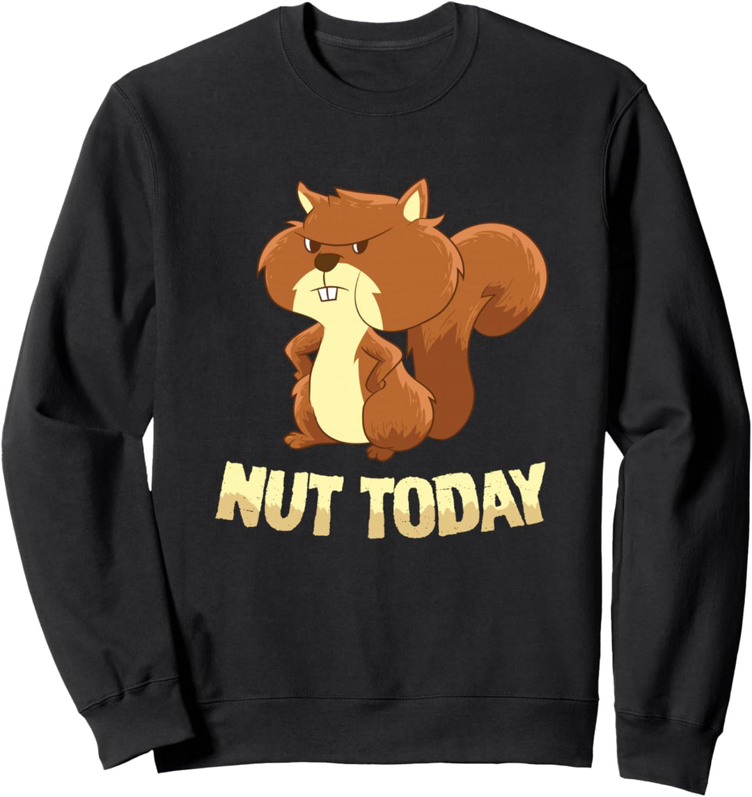 Lustiges Eichhörnchen Eichhörnchen Nut Today lustiges Eichhörnchen Sweatshirt