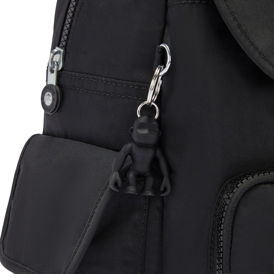 Kipling CITY PACK Mittelgrosser Rucksack, Black Noir (Schwarz), Black Noir