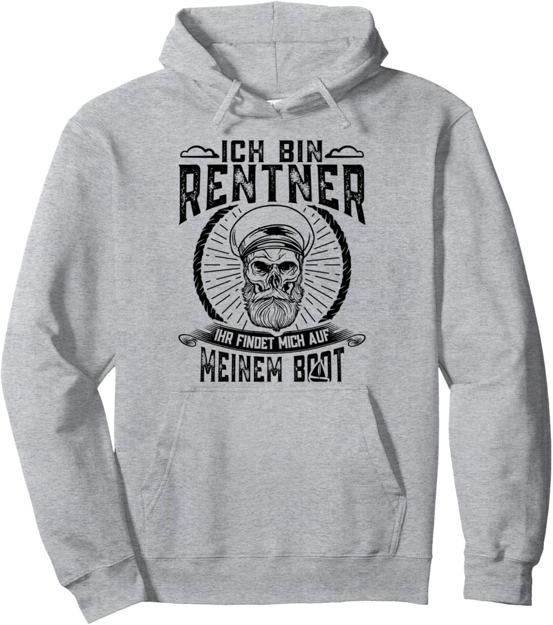 Segeln Segler Segelboot Seemann Totenkopf - Ich bin Rentner Pullover Hoodie