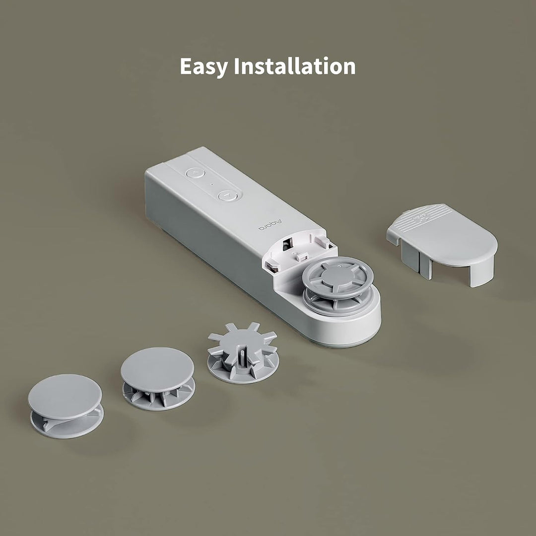 Aqara Rollladenmotor E1, Erfordert Zigbee AQARA HUB, mit Zeitplan und Sprachsteuerung, Wiederaufladb