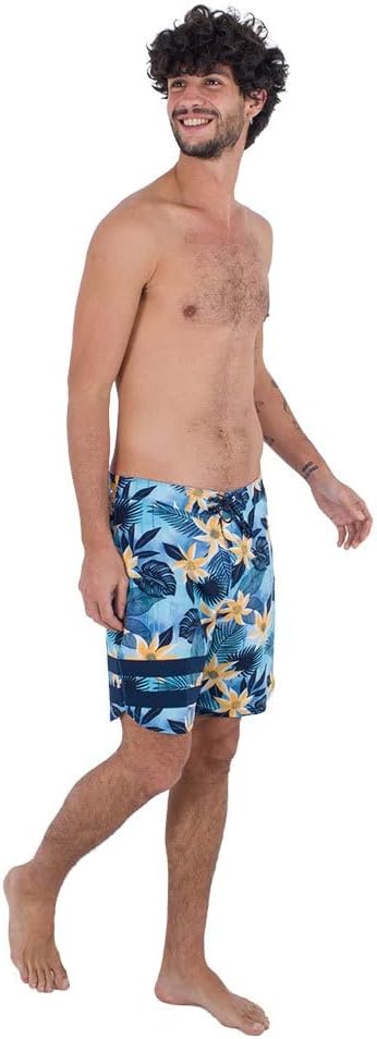 Hurley Herren Phantom-eco Block Party 18' Badeshorts für Herren 28 Meerblick, 28 Meerblick