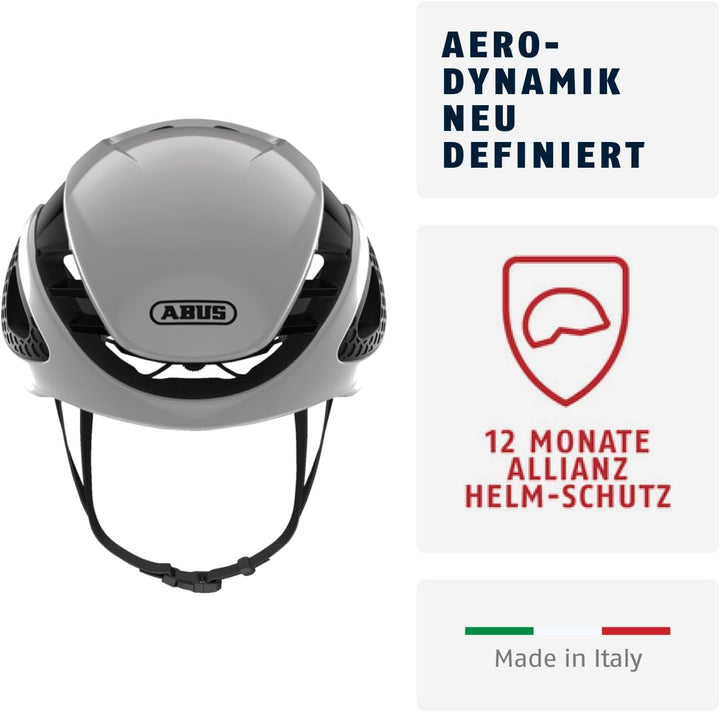 ABUS Rennradhelm GameChanger - Aerodynamischer Fahrradhelm mit optimalen Ventilationseigenschaften f