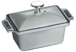 Staub 40509-571-0 Terrine, 15 x 11 cm, 0,7 L, Innen schwarz glänzend, schwarz