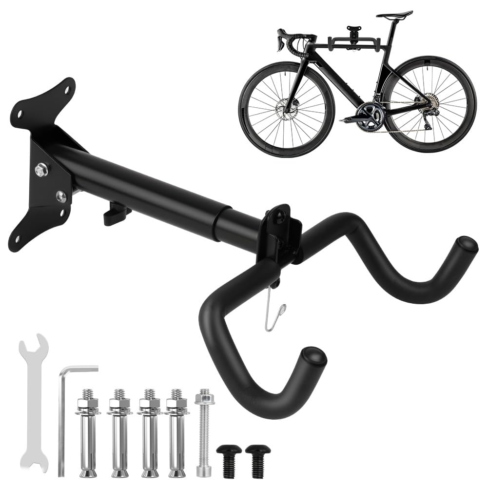 Fahrrad Wandhalterung Fahrradständer, Winkel und Wandabstand Einstellbar Fahrradhalterung Wand, Falt