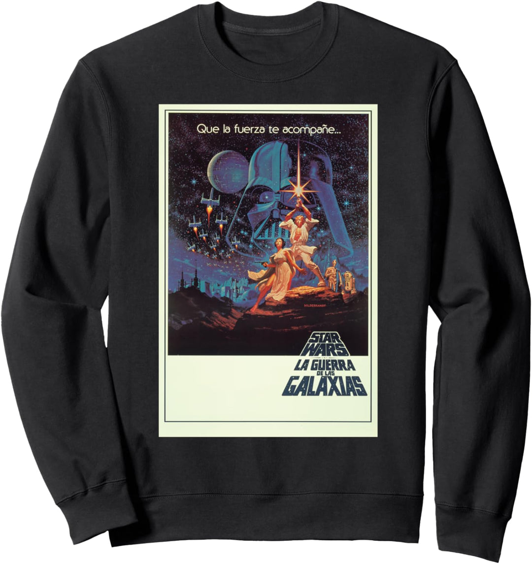 Star Wars A New Hope Vintage Italian Movie Poster Sweatshirt