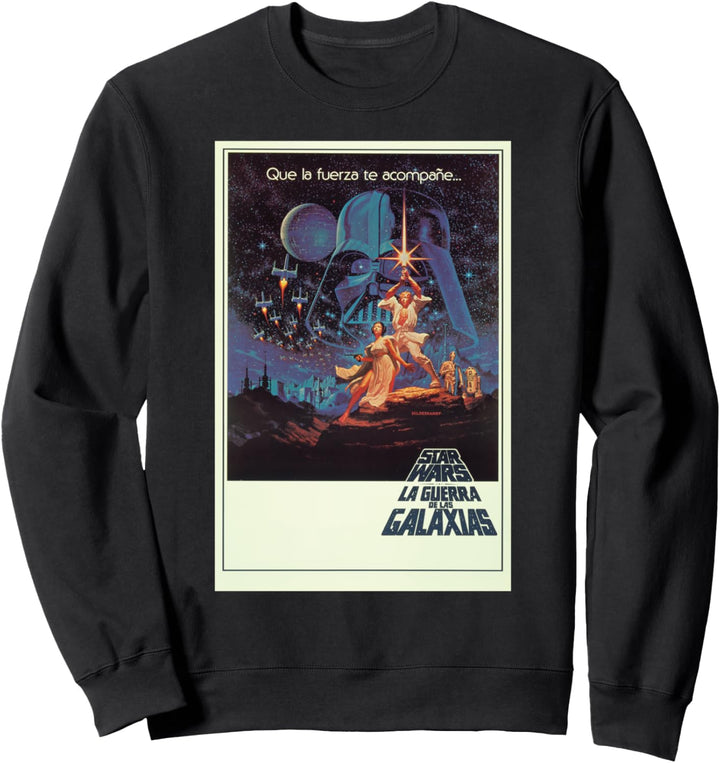 Star Wars A New Hope Vintage Italian Movie Poster Sweatshirt