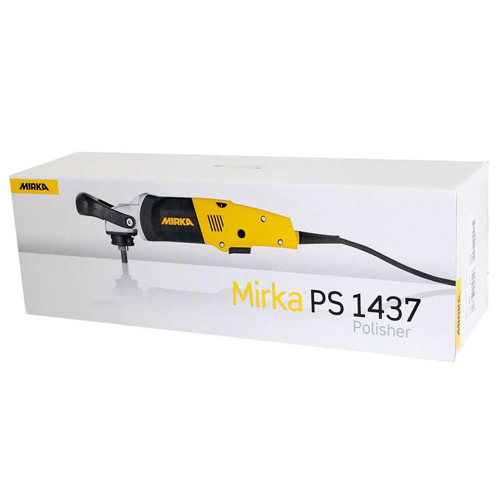 Mirka PS 1437 / Elektrische Poliermaschine/Ø 77mm, Ø 125mm,Ø 135mm, Ø 150mm / 1.100 – 3.700 U/min /