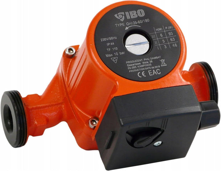 IBO 25-60/180 OHI, Orange Typ 3, Typ 3