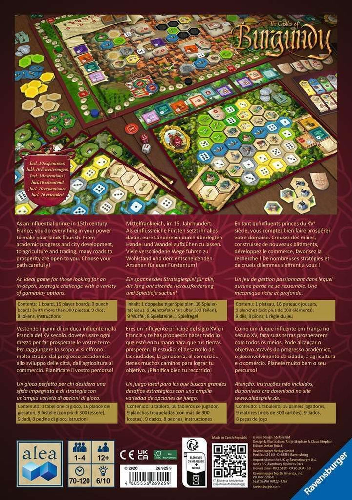 Ravensburger 26925 - The Castles of Burgundy, Klassiker, Strategiespiel für 2-4 Spieler ab 10 Jahren