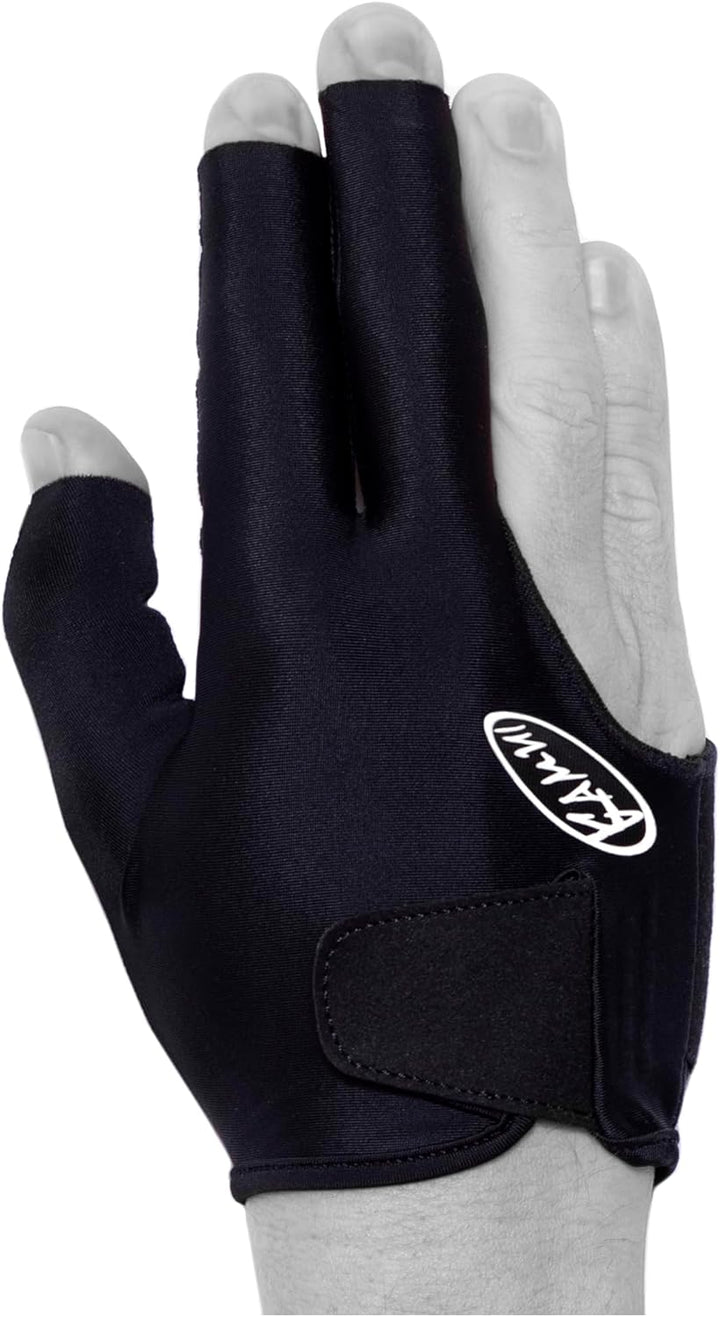 KAMUI 2017 Billardhandschuh – QuickDry – für rechte Hand – Schwarz, L