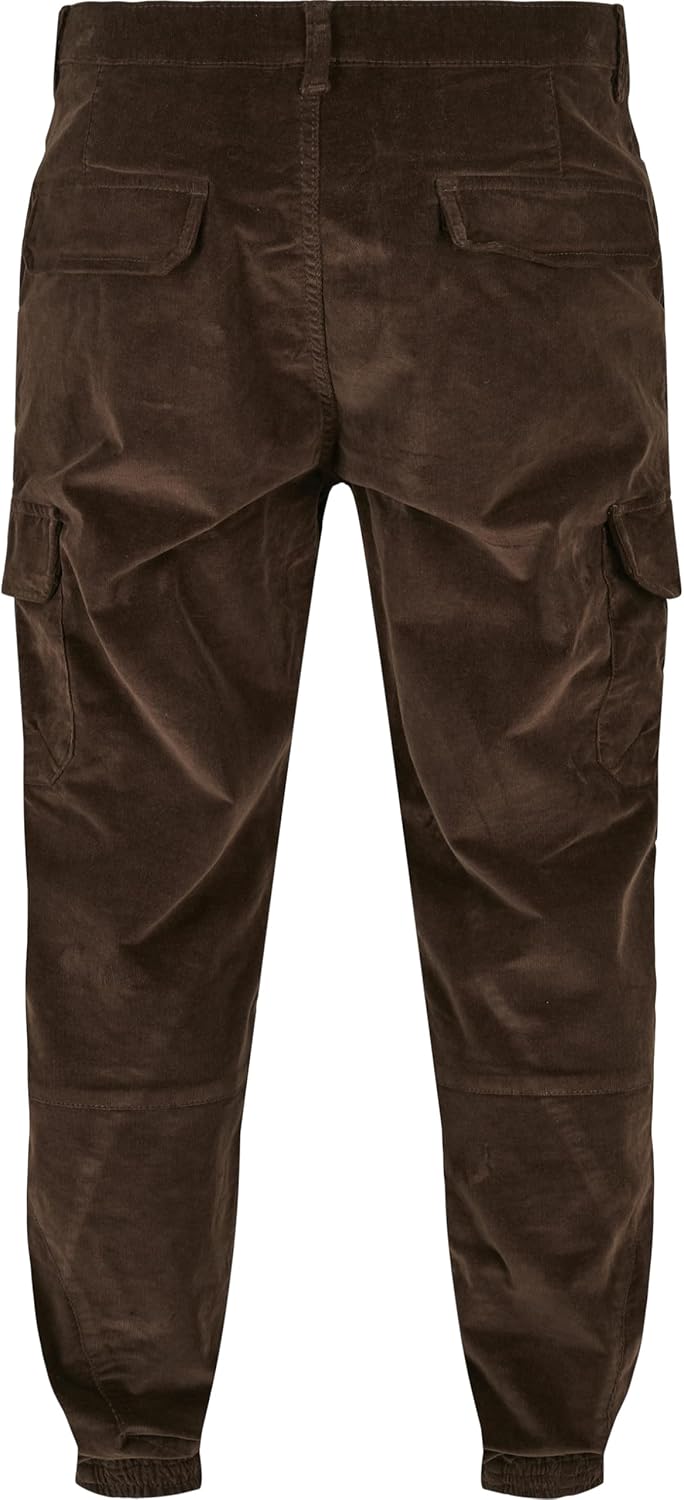 Urban Classics Herren Corduroy Cargo Jogging Pants Hose M Darkolive, M Darkolive