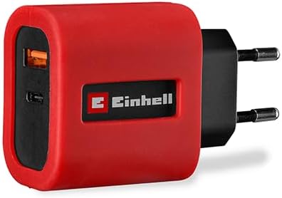 Original Einhell USB-Schnellladegerät (65 W, Netzadapter mit USB-C + USB-A, inkl. USB-C-Kabel, Netzt