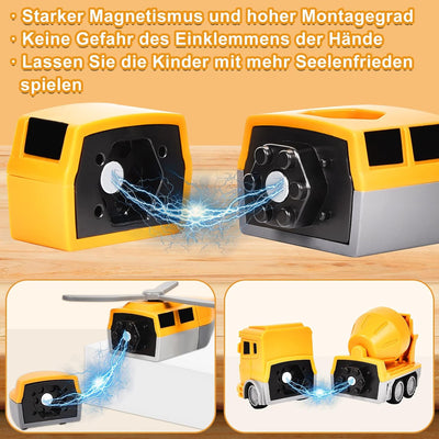 Aragallant Magnetischer Verformung Roboter, Magnetische Spielzeugautos, Magnetisches Baufahrzeuge Ki