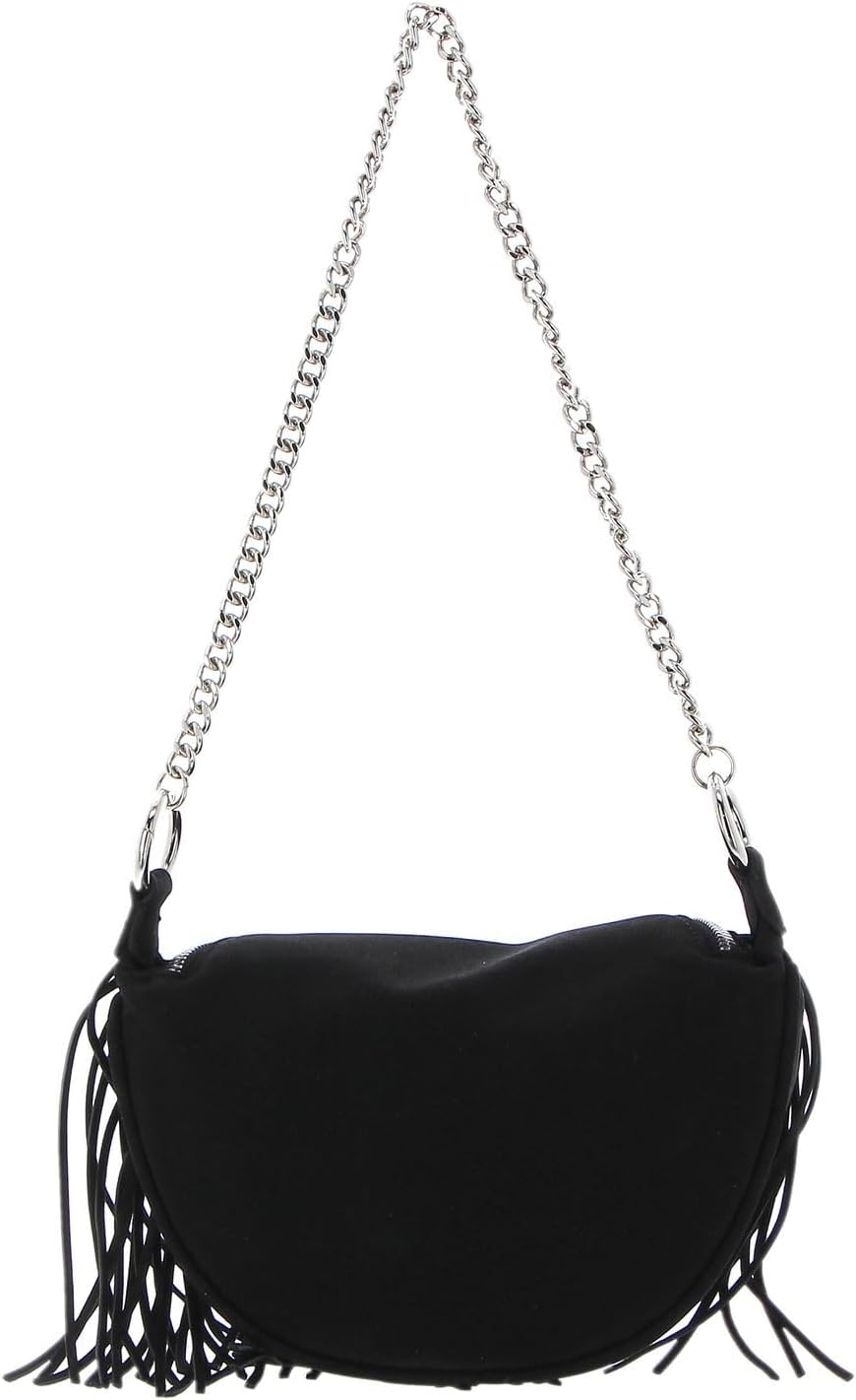 Seidenfelt Fringes Skien Schultertasche 22 cm