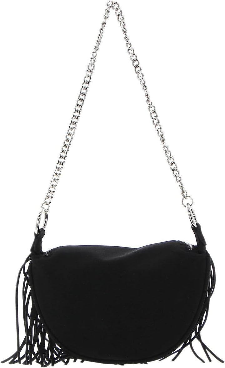 Seidenfelt Fringes Skien Schultertasche 22 cm