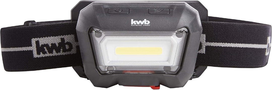 kwb Akku Kopf-Leuchte mit Bewegungs-Sensor (Ein/Aus) COB LED Technik, 1500 mAh Li-Ion Batterie, ANSI