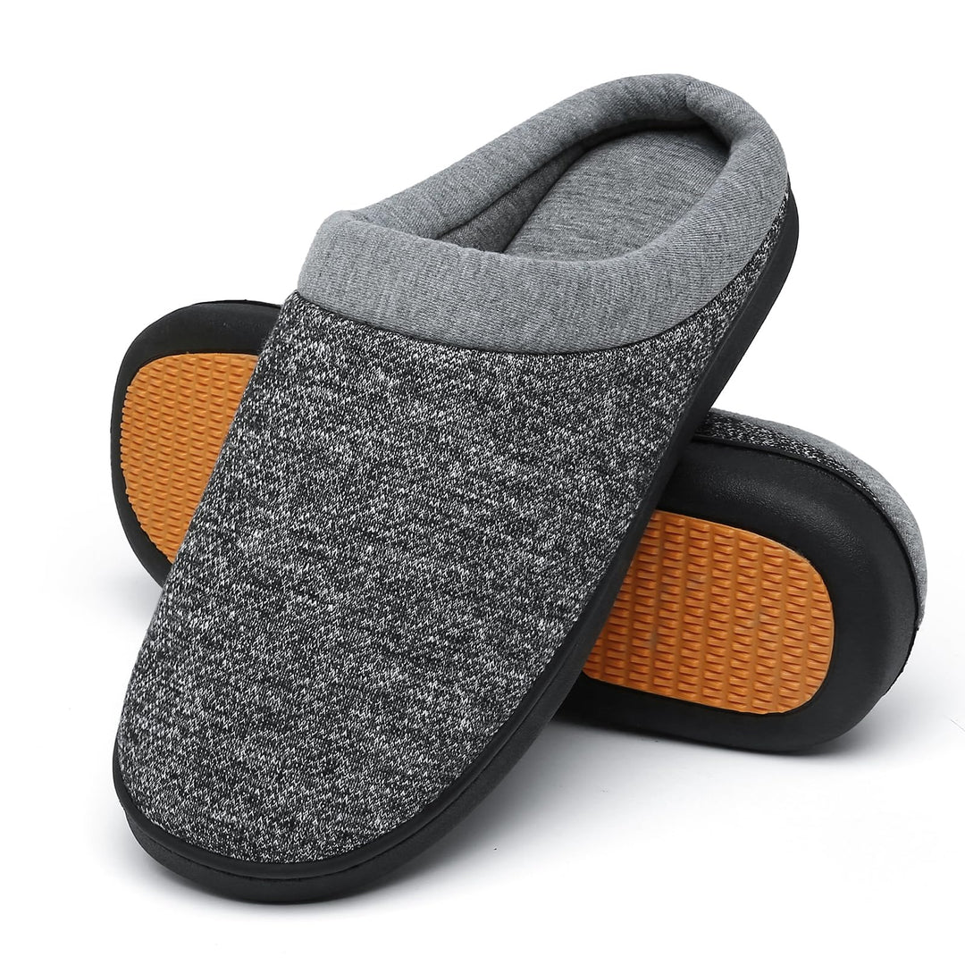 Mishansha Herren Damen Warme Hausschuhe Winter Memory Foam Plüsch Pantoffeln Rutschfest Slippers,Gr.