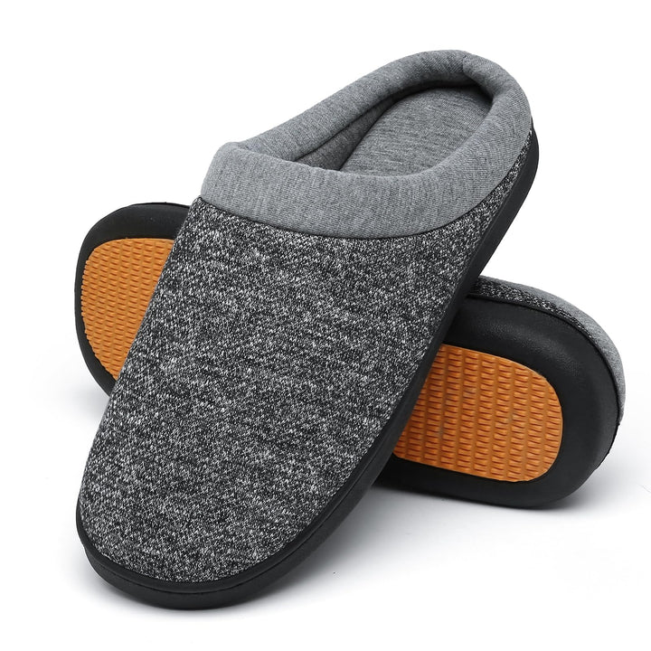 Mishansha Herren Damen Warme Hausschuhe Winter Memory Foam Plüsch Pantoffeln Rutschfest Slippers,Gr.