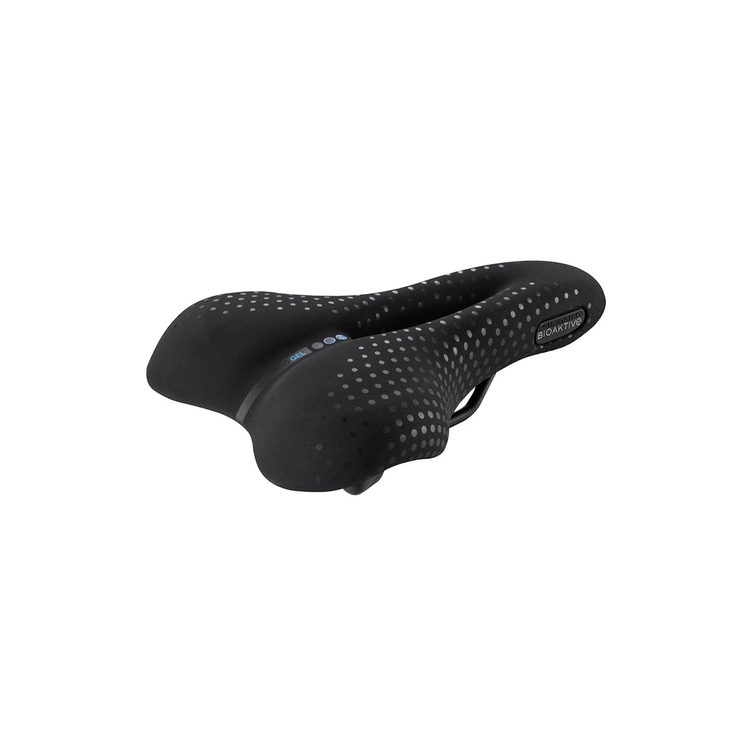 Selle San Marco Unisex – Erwachsene Bioaktive Trekking Open Fit Gel Sättel L black suede, L black su