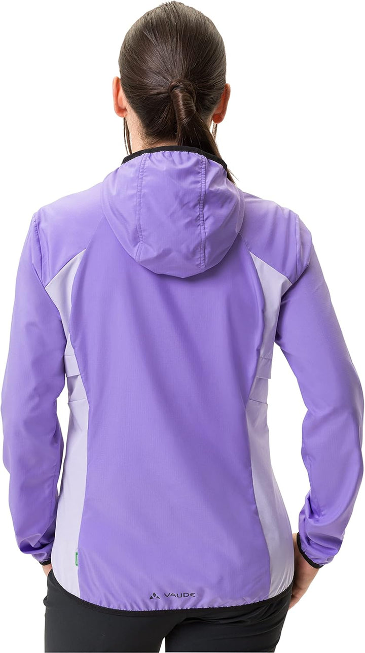 VAUDE Women's Qimsa Air Jacket - Windjacke Damen 42 limonium, 42 limonium