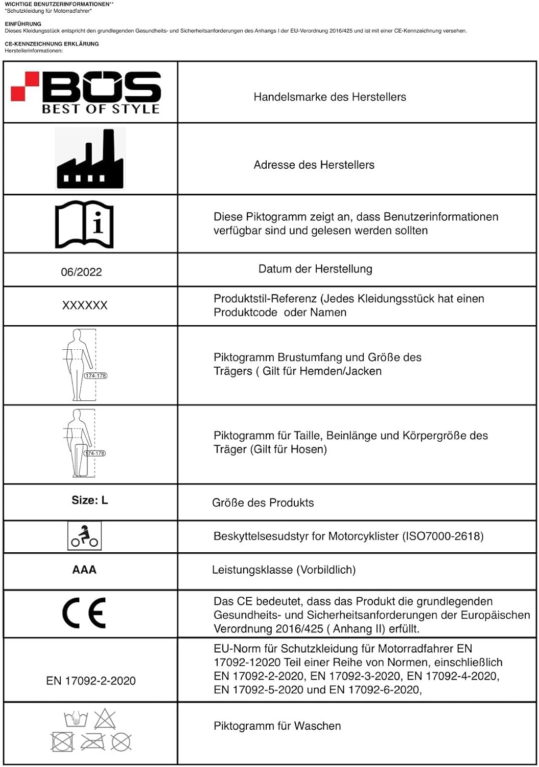 BOSMOTO Motorrad Lederhandschuhe Mit Protektoren - Chopper Vintage Handschuhe XXXL, XXXL