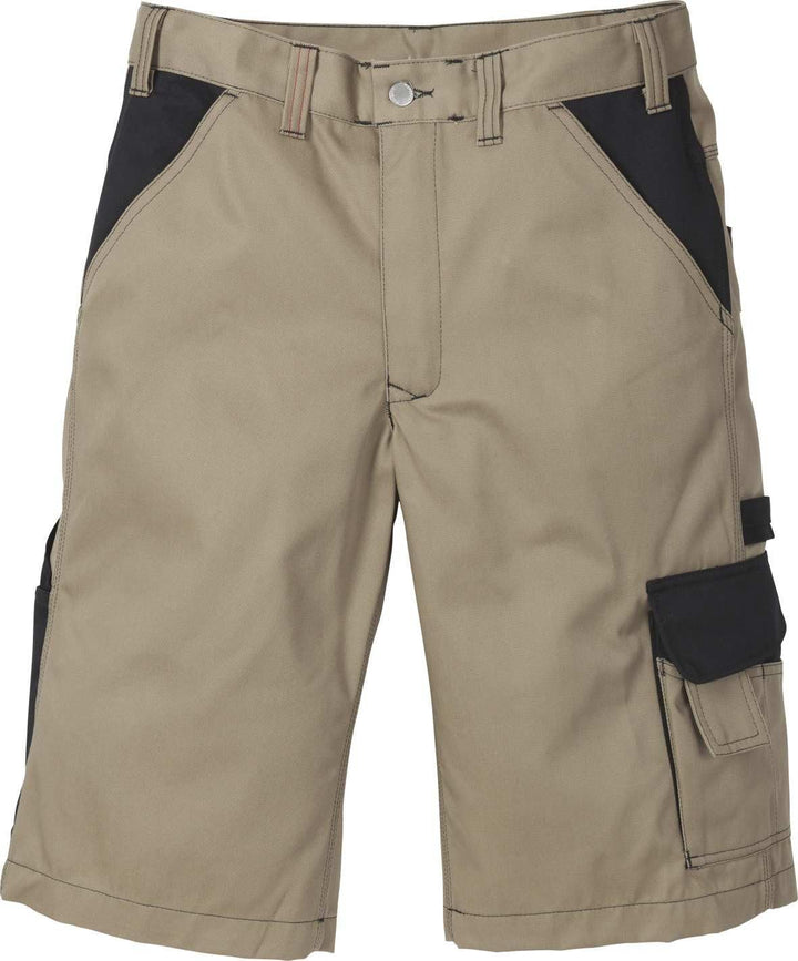 Kansas Icon Arbeitshosen kurze Hosen Shorts 2-875, Farbe:khaki/schwarz;Grösse:58