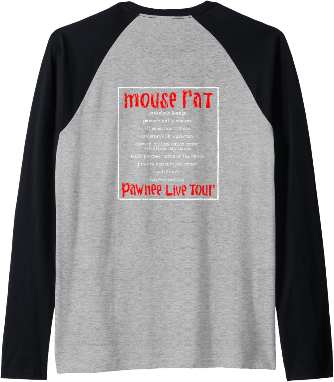 Parks & Recreation Maus Ratte Pawnee Tour Raglan
