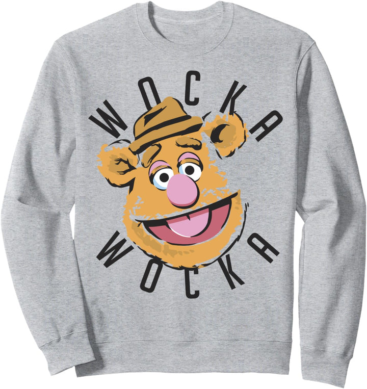 Disney The Muppets Fozzie Bear Wocka Wocka Big Face Sweatshirt