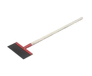 Stossscharre mit Stiel 1,5 x 150 mm mit Federstahlblatt Stoss-Scharre Bodenschaber Betonschaber