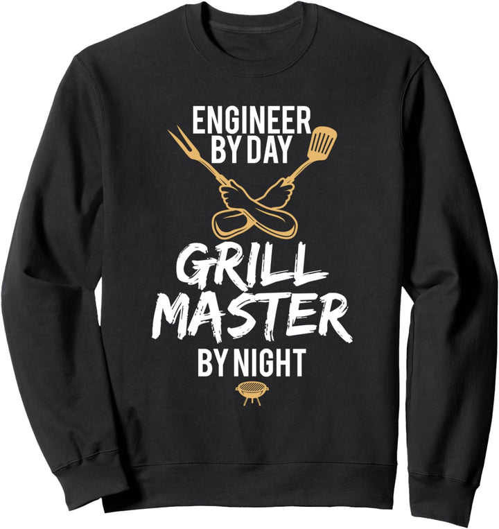 Grill BBQ Master Maschinist Lustiges Geschenk Sweatshirt